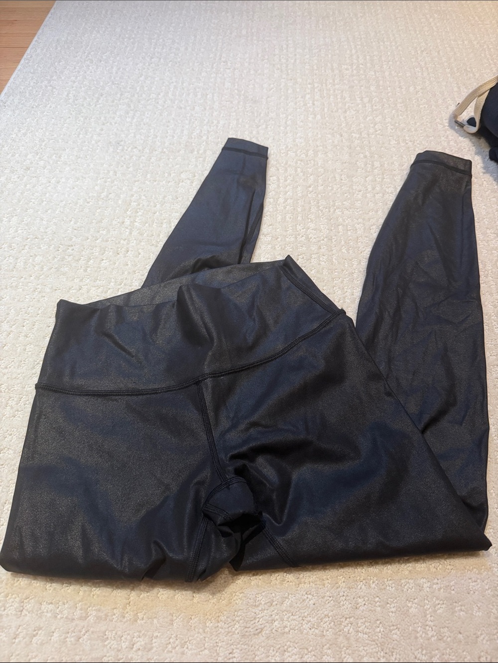 lululemon athletica Black Shimmer High-Rise Leggings